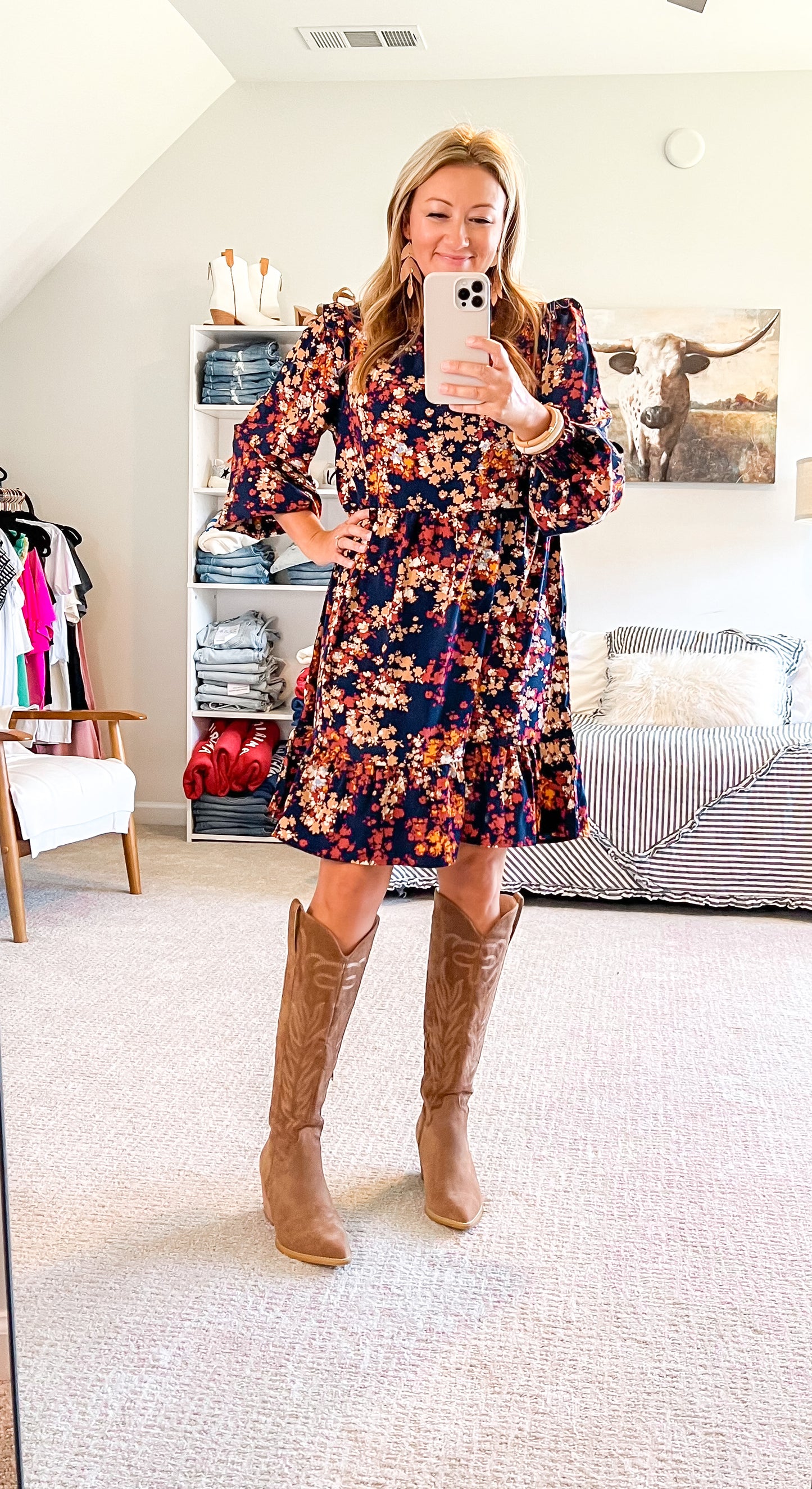 Colorful Minds Floral Mini Dress