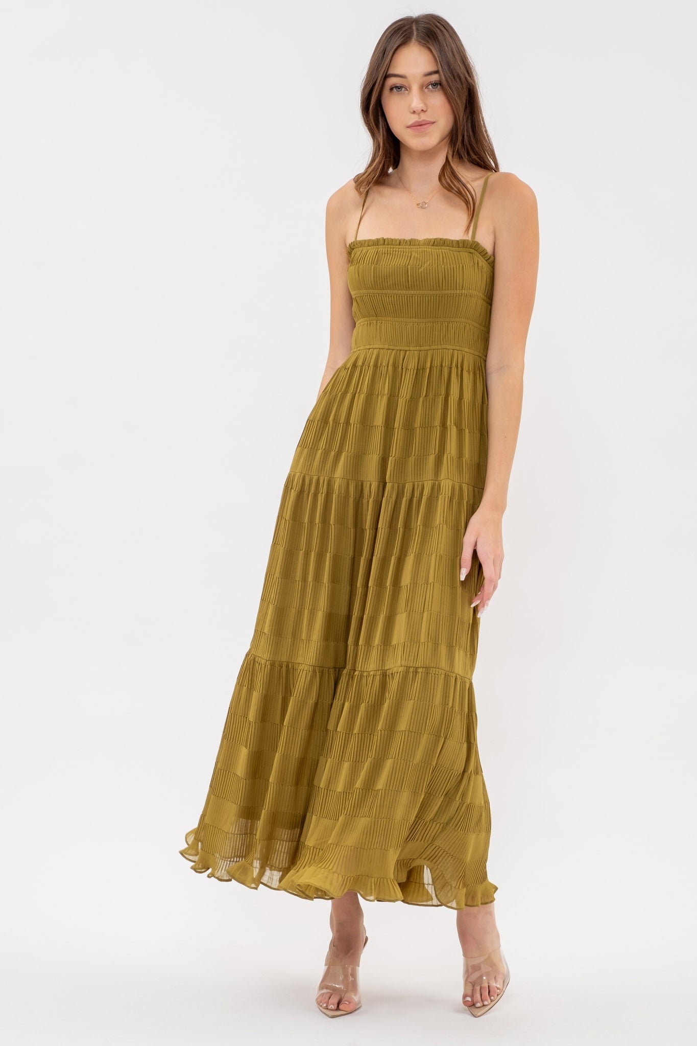 Lucia Pleated Dress