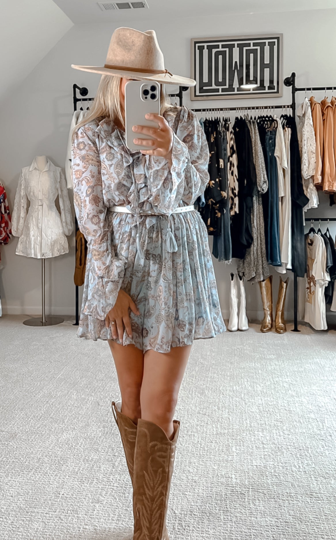 Baby Blue Boho Romper