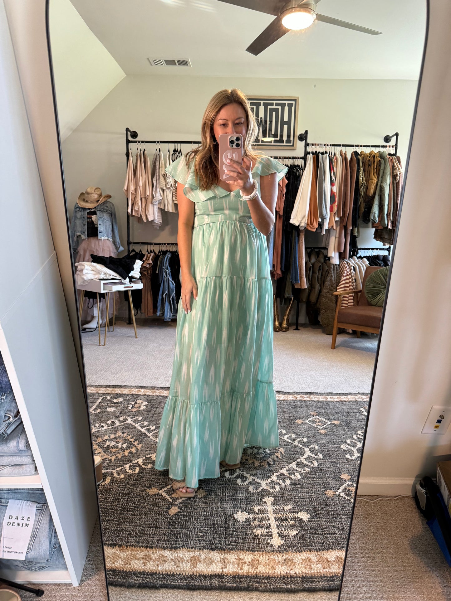 Maren Minty Maxi Dress