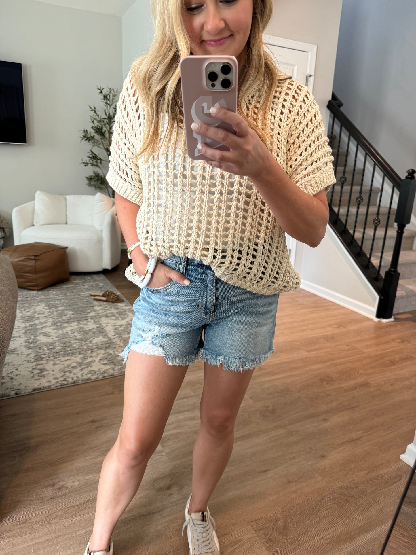 Gemma Crochet Summer Sweater