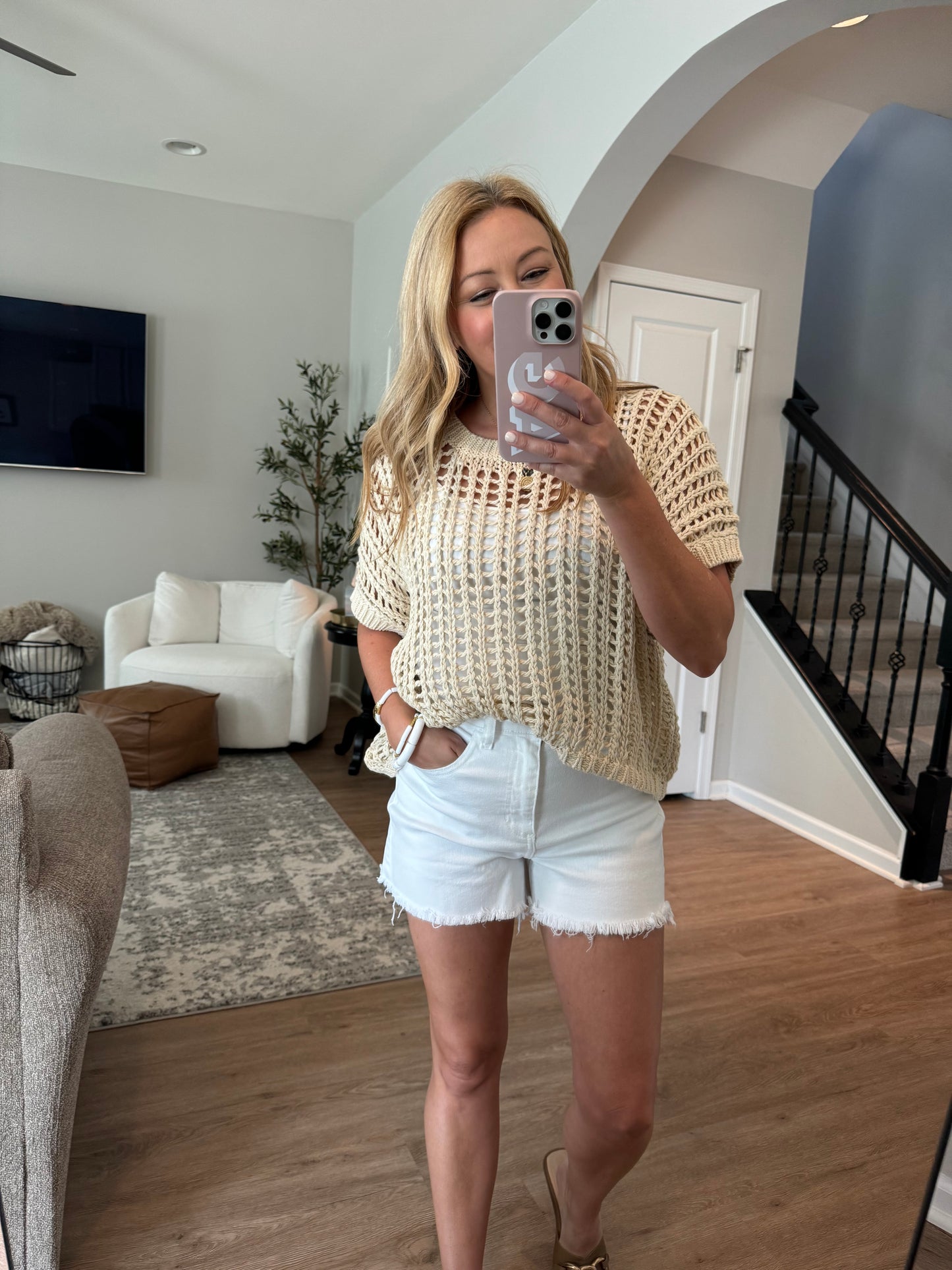 Gemma Crochet Summer Sweater