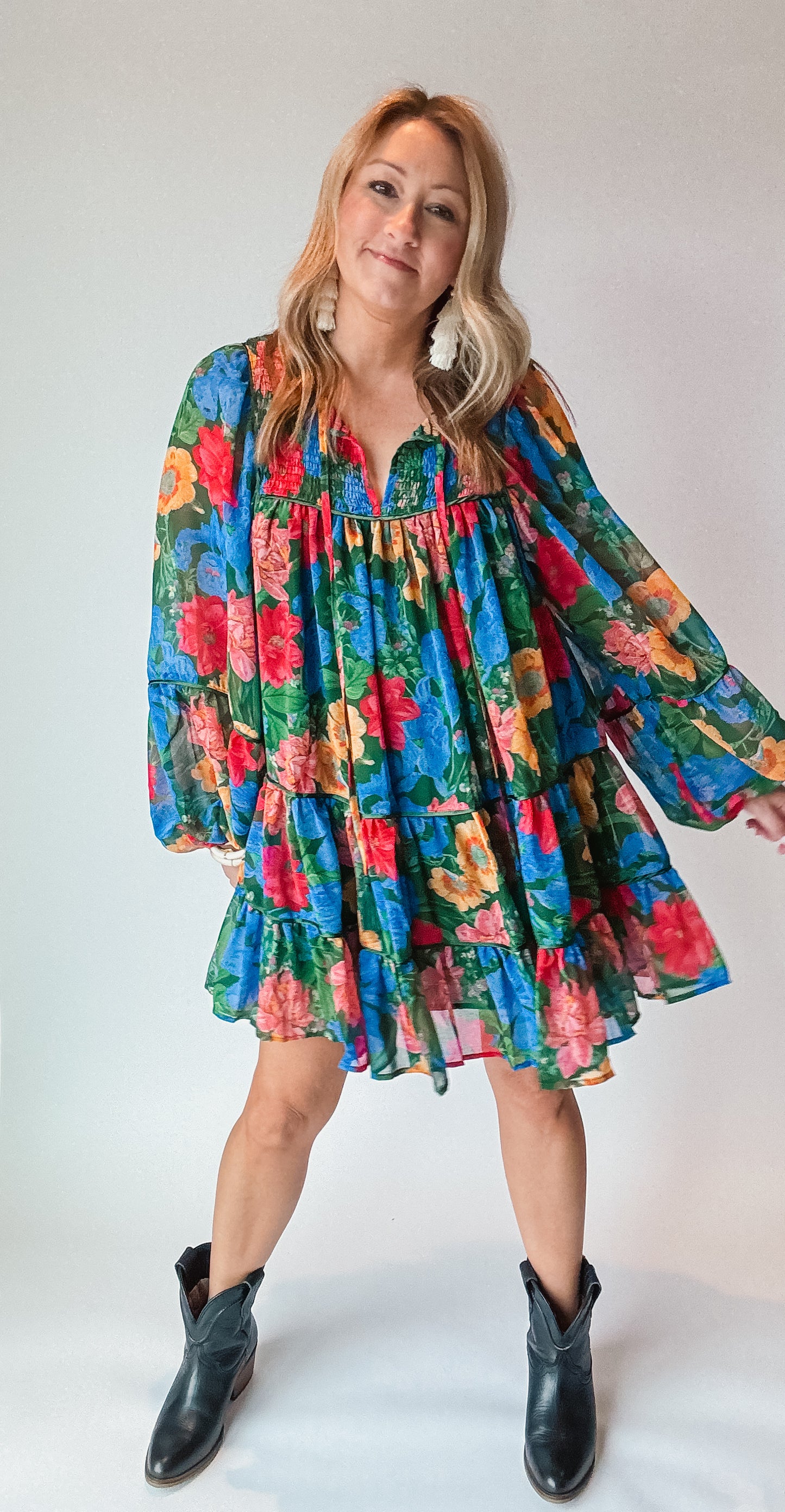 Azalea Tiered Dress