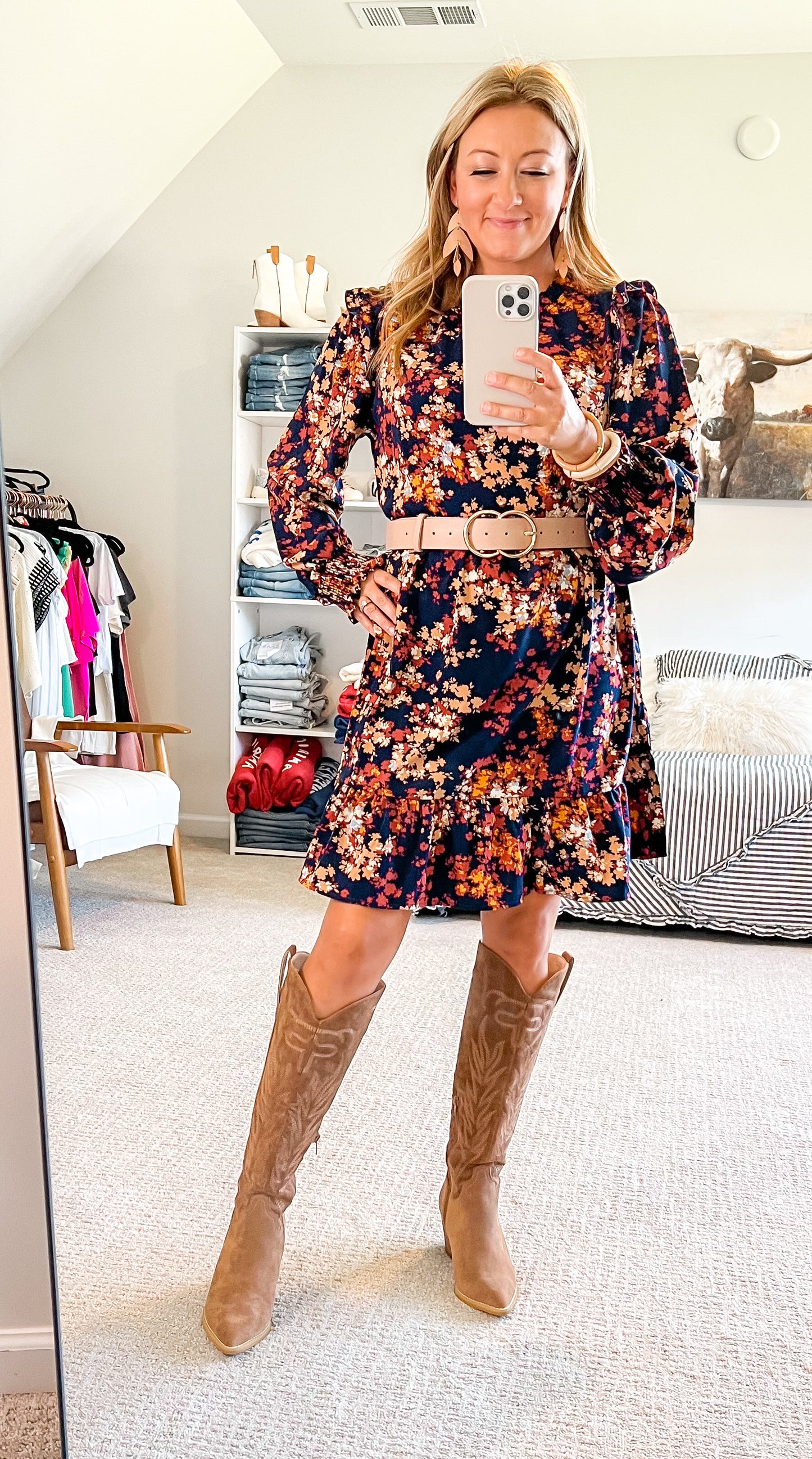 Colorful Minds Floral Mini Dress
