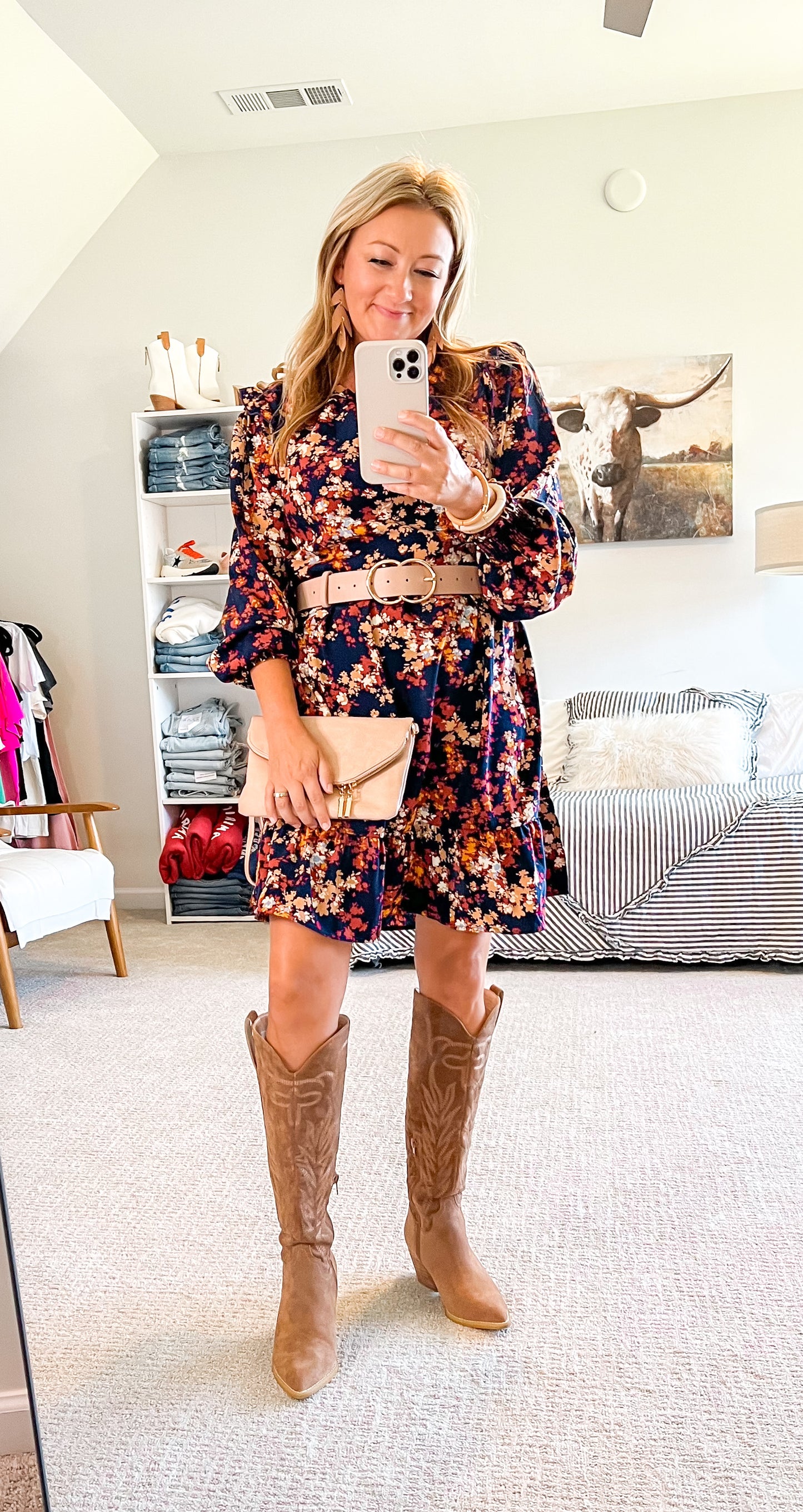 Colorful Minds Floral Mini Dress