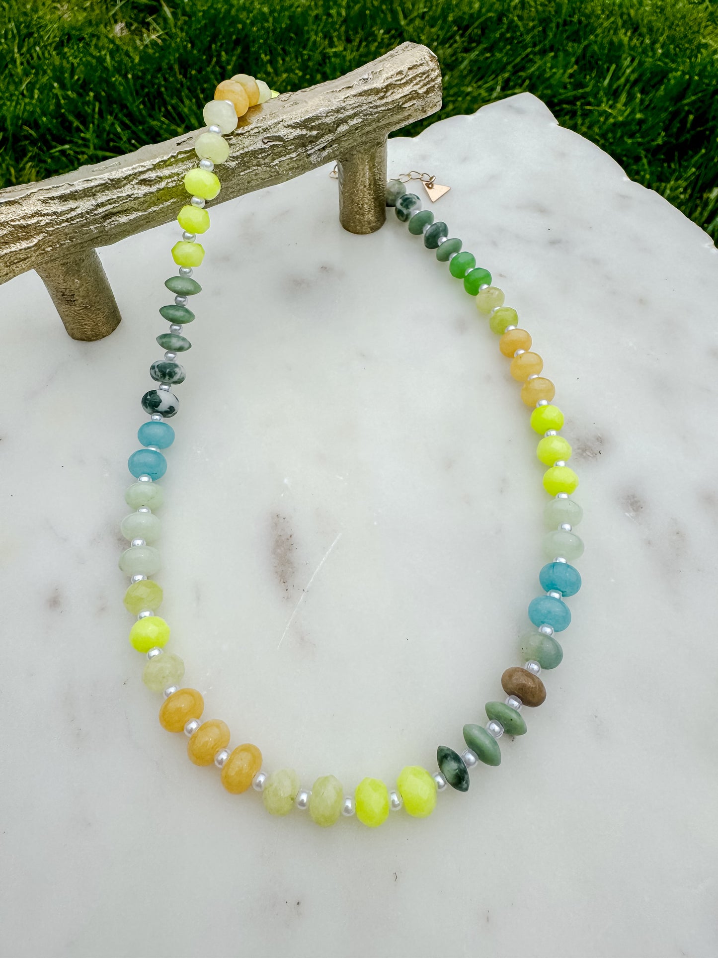 Beaded Rainbow Necklace