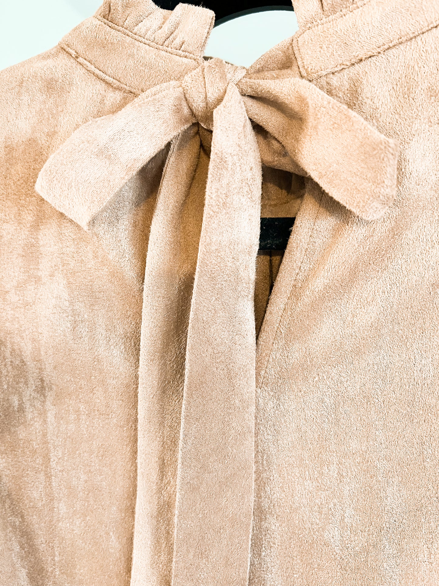 Caramel Flutter Sleeve Top