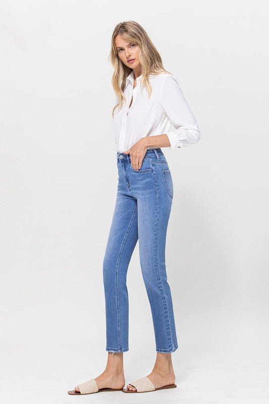 Stretch Crop Slim Jeans