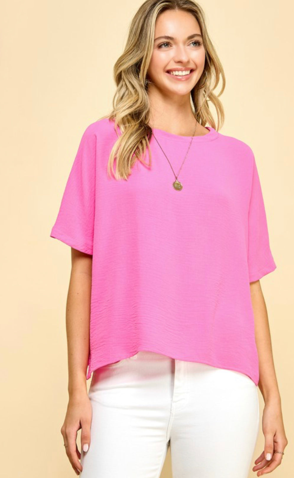 Bubble Gum Boxy Top