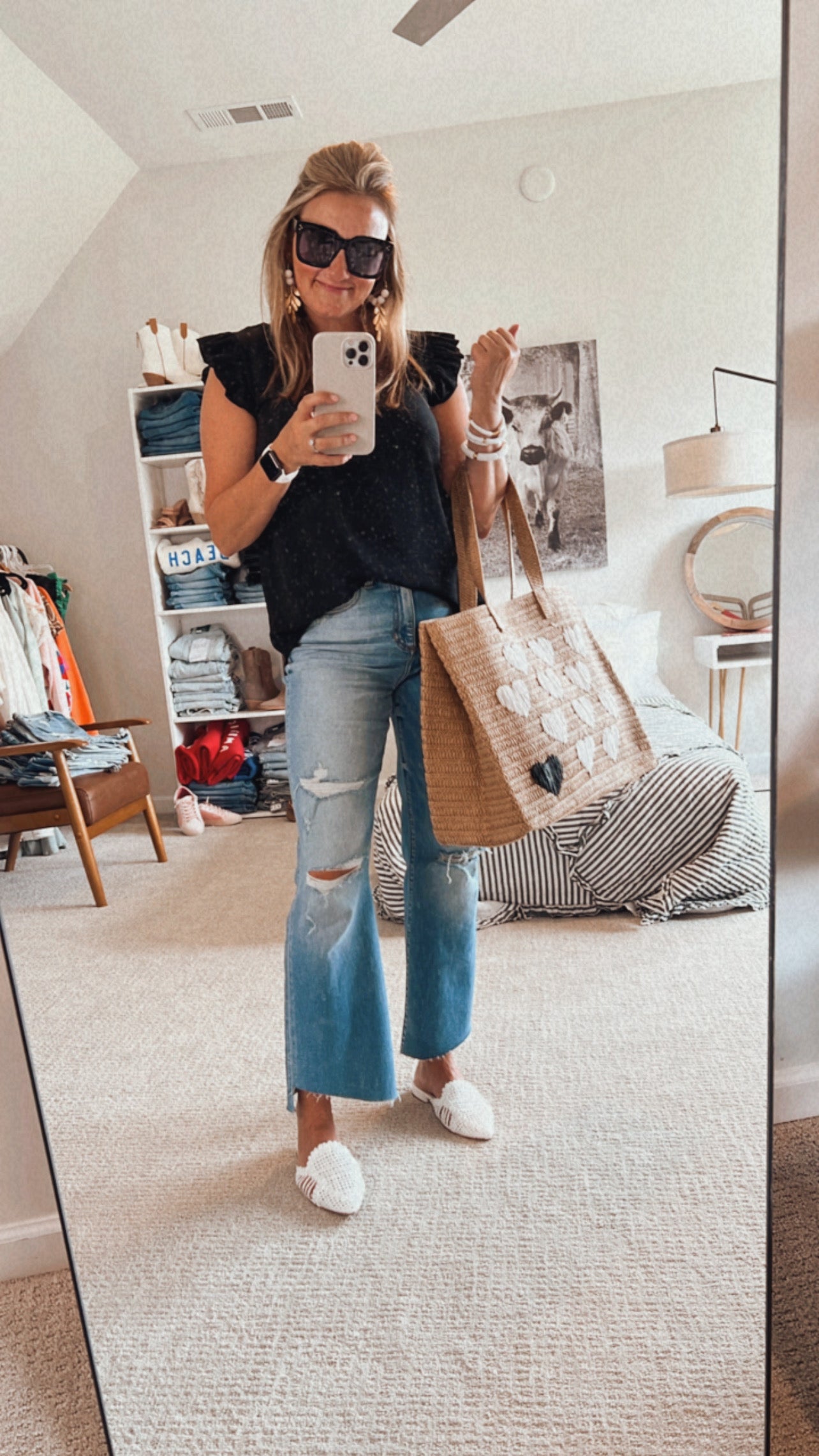 Emery Ruffle Sleeve Top