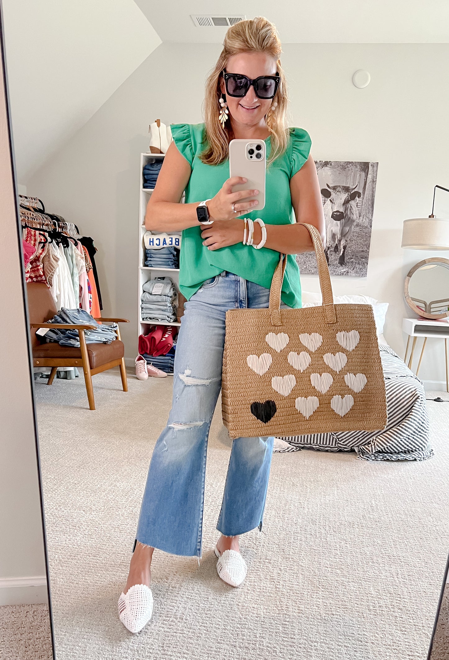 Emery Ruffle Sleeve Top