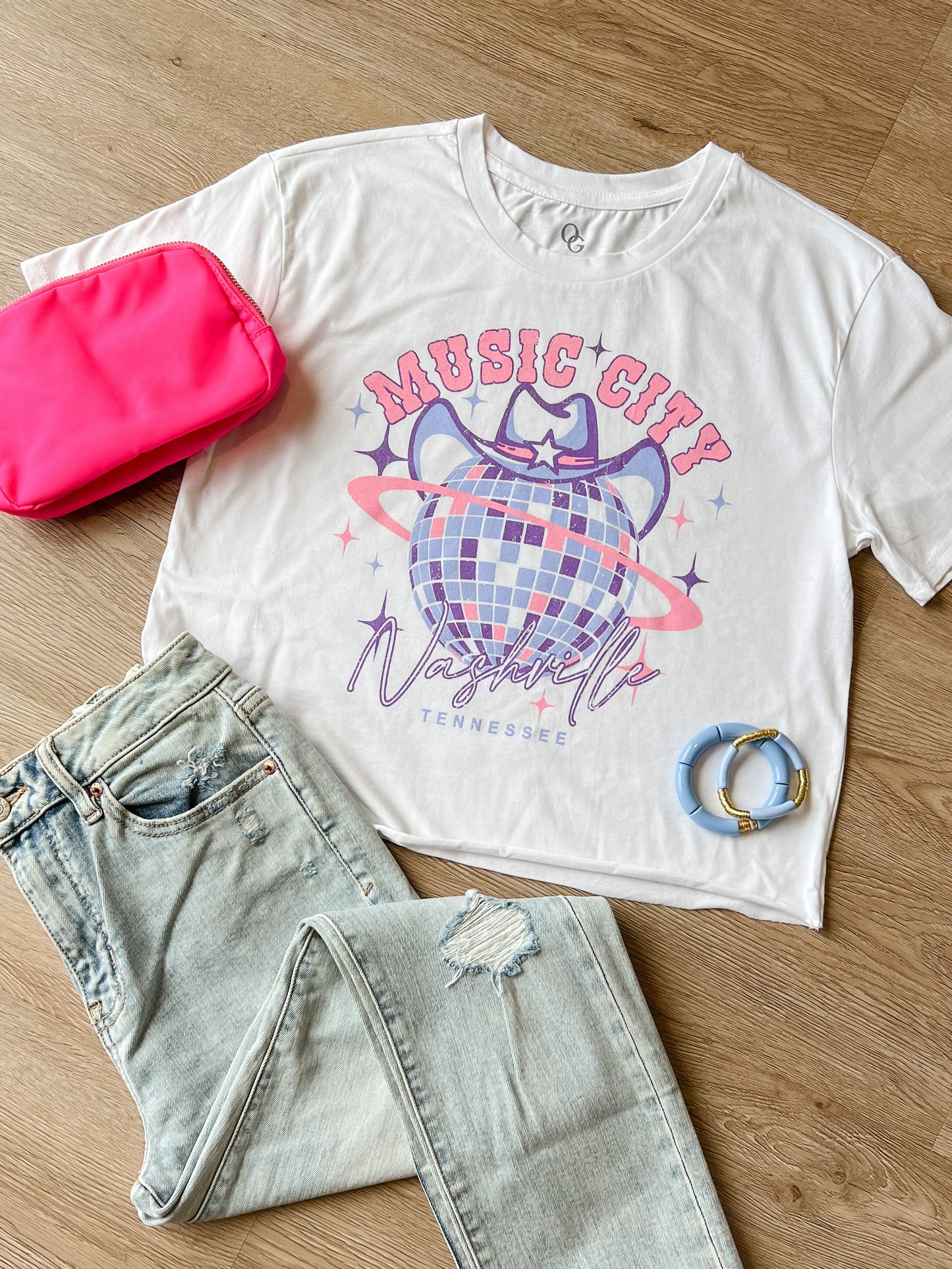 Music City Cropped Tee