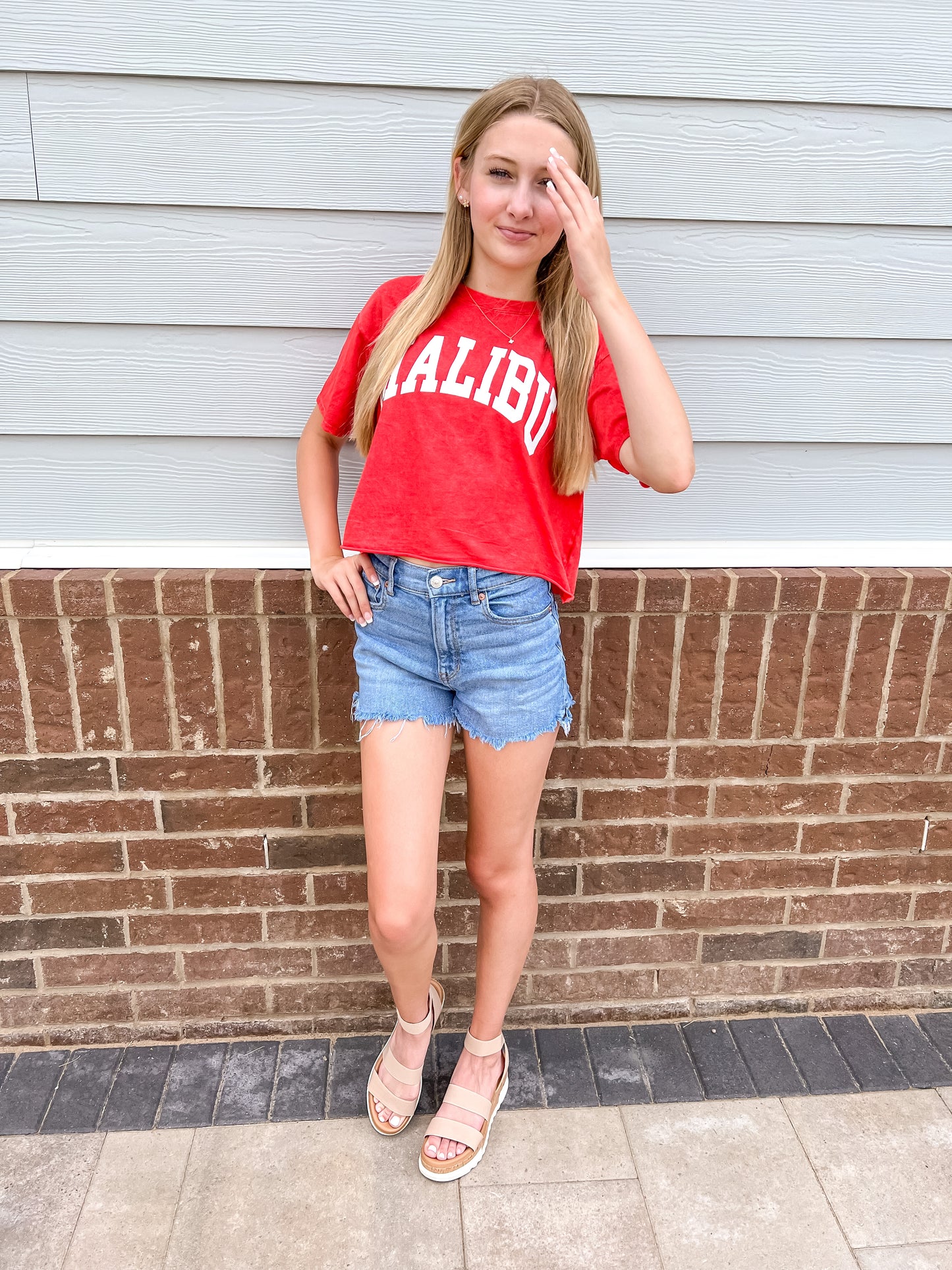 Malibu Cropped Tee