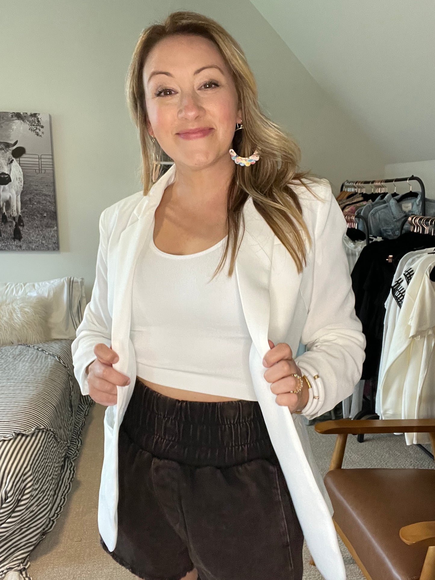Seamless Ribbed Cropped Tank