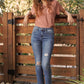 Mid Rise Relaxed Straight Jean