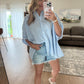 Blue Breeze Striped Top