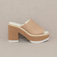 Maren - Layered Platform Heel Slides