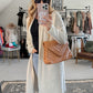 Quilted Camel Handbag