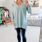 Dusty Blue Sweater Weather Tunic