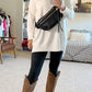 Ivory Sweater Weather Tunic Sweater