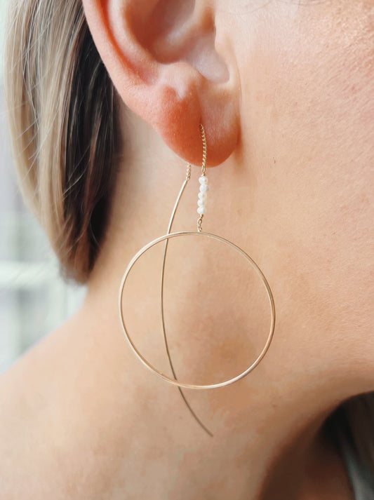 Mod Girl Threader Earrings