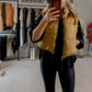 Camel Puffer Vest