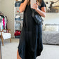 Comfy Curved Hem Dress