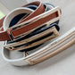 Skinny Rectangle Vegan Leather Belt