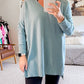 Dusty Blue Sweater Weather Tunic