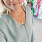 Dusty Blue Sweater Weather Tunic