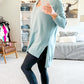 Dusty Blue Sweater Weather Tunic