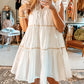 Poplin Tiered Dress