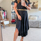 Comfy Curved Hem Dress