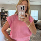 Karlie Crochet Muscle Sweater