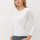 Double Layer Long Sleeve Basic Top