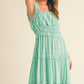 Camila Seafoam Ruffle Dress