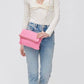 Quilted Foldover Clutch