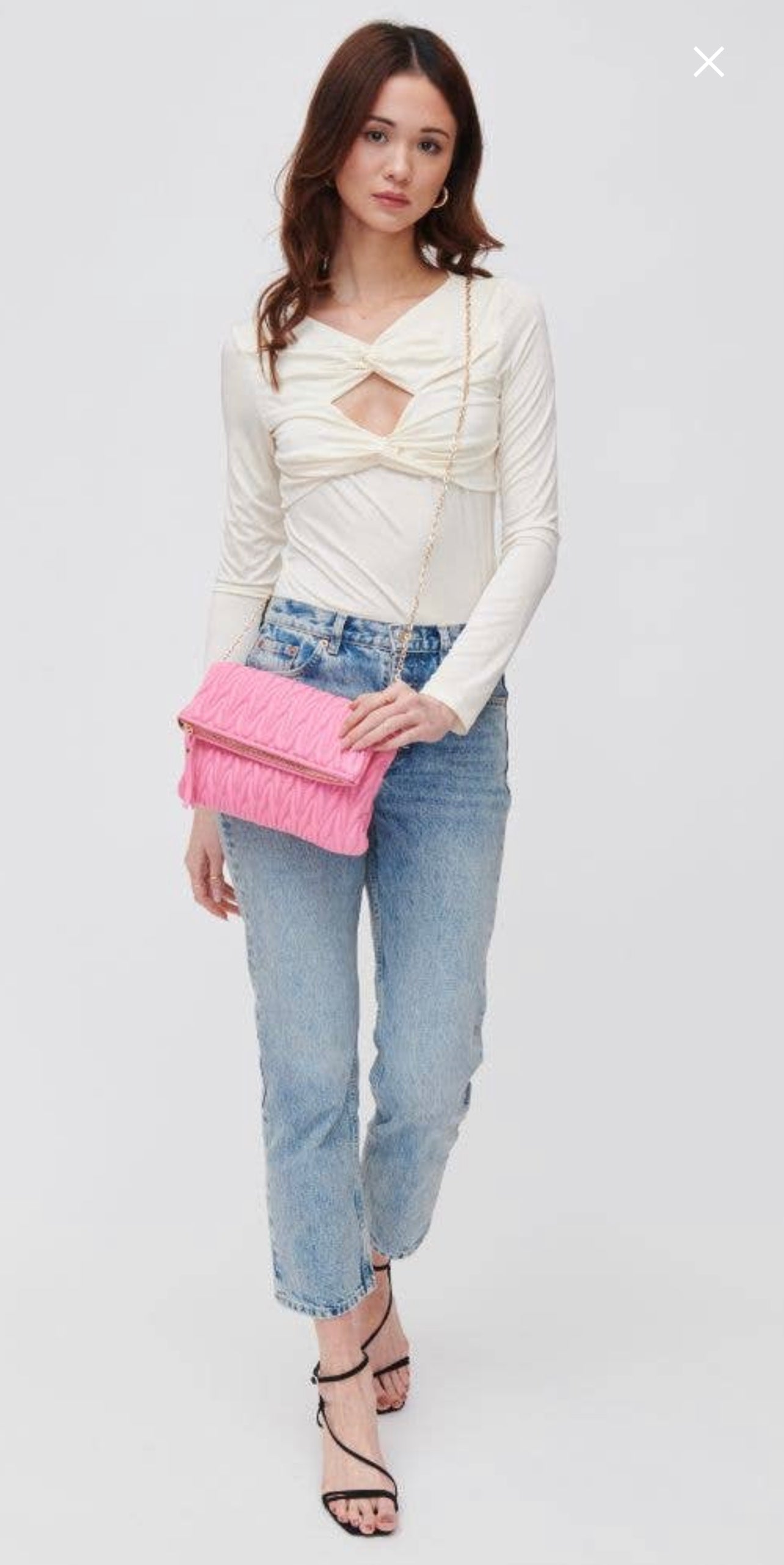 Quilted Foldover Clutch