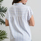 Breezy Blue Striped Top