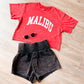 Malibu Cropped Tee