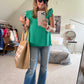 Emery Ruffle Sleeve Top