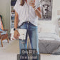 Breezy Blue Striped Top