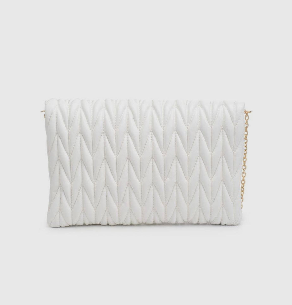 Quilted Foldover Clutch