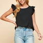 Emery Ruffle Sleeve Top