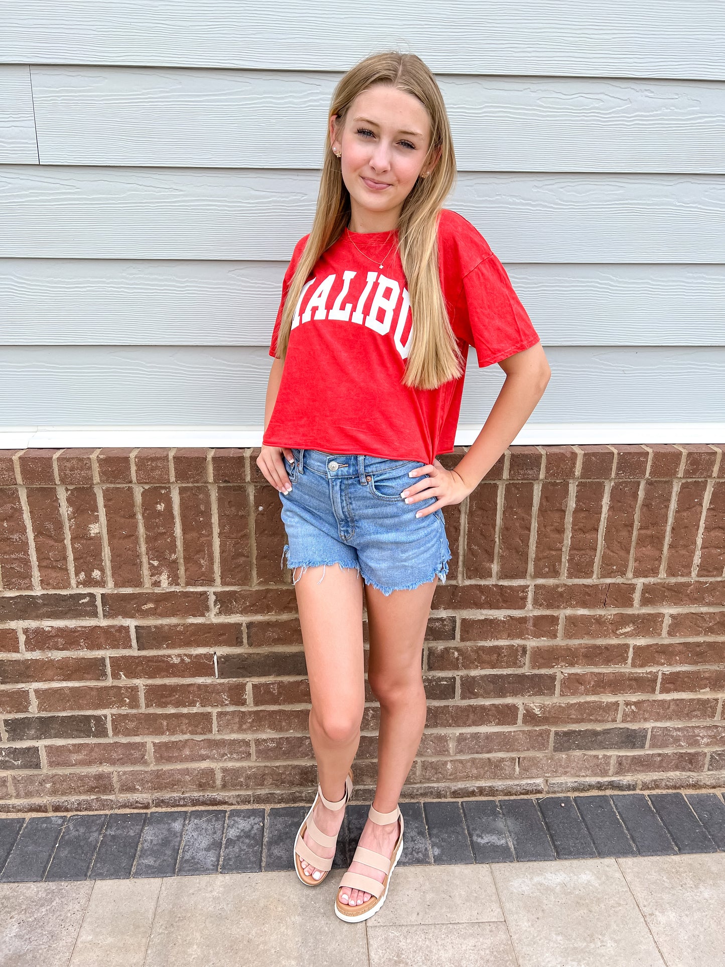 Malibu Cropped Tee