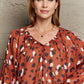 Come See Me Spotted Blouse