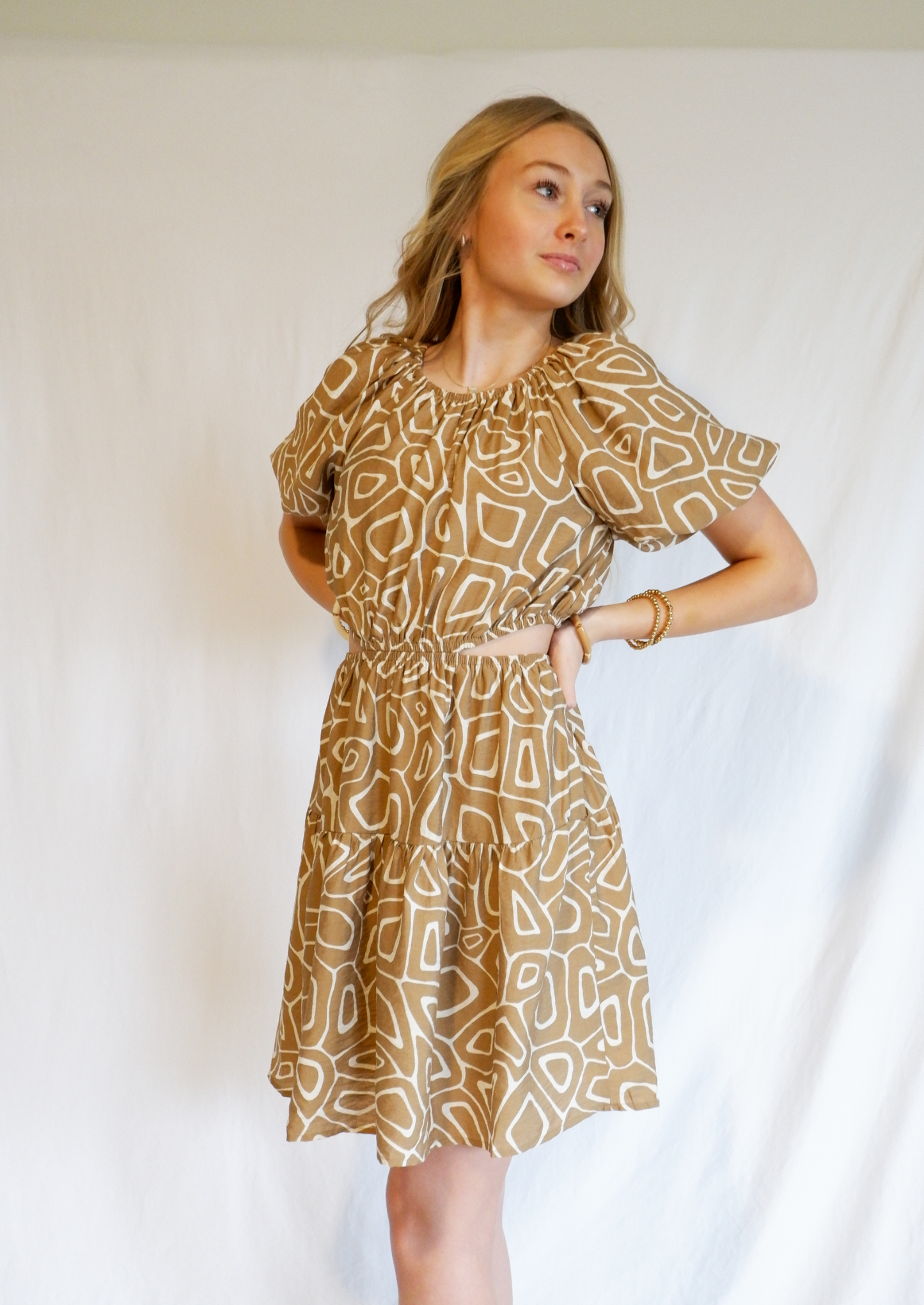 Geo Print Dress