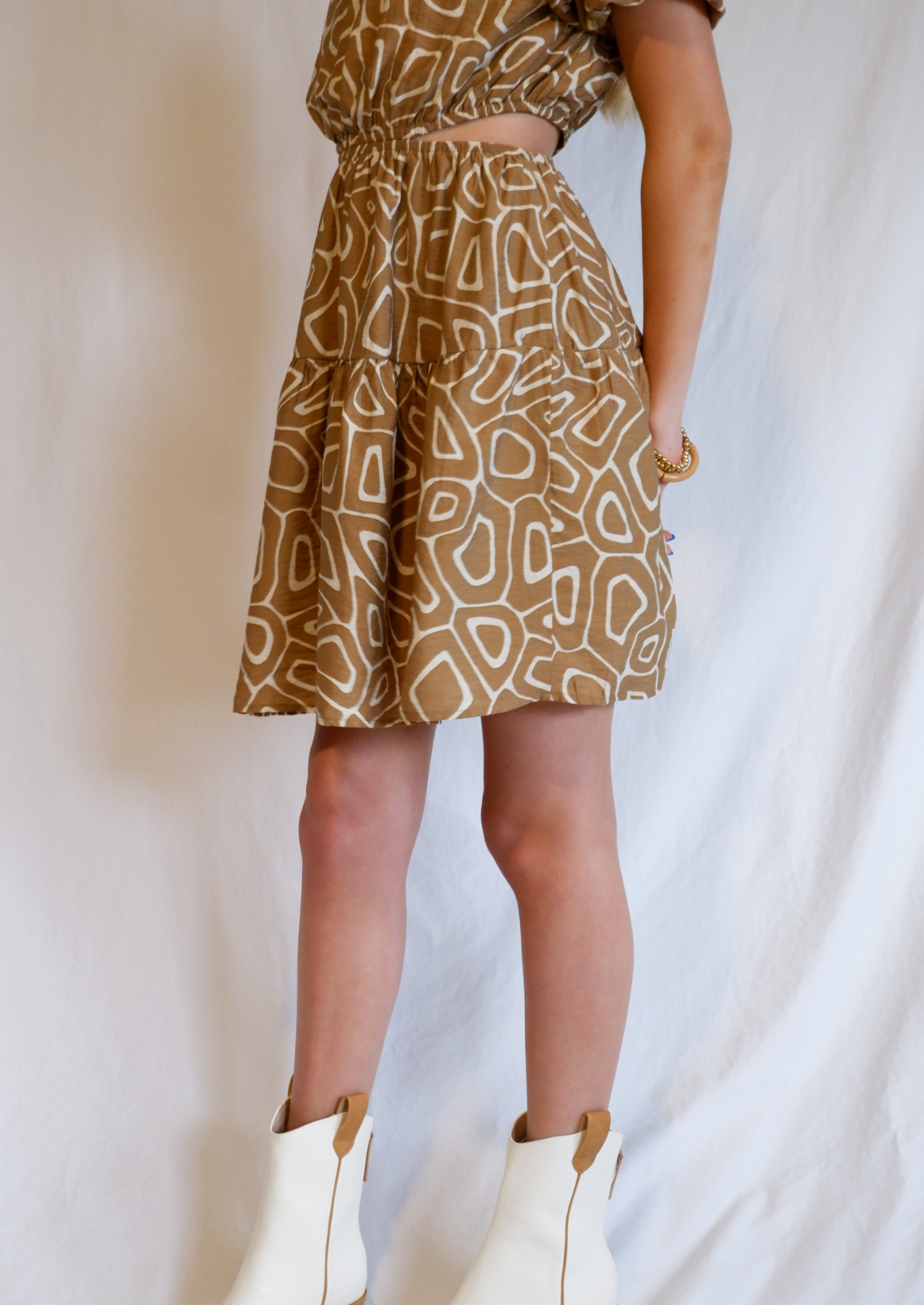 Geo Print Dress