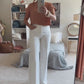 White Wide Leg Jeans