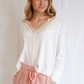 Blush Linen Wide Leg Pants